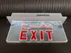 Luz indicadora de señal de escape de apagón empotrada personalizada, luz indicadora de salida, luz de escape de seguridad para evacuación por incendio