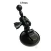 Suporte para carro com ventosa de sucção e gotejamento multiuso 65mm cabeça de bola 17mm suporte para celular base adesiva de superfície plana áspera