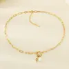 Cadena de clips de papel creativa personalizada multiestilo corazón hueco incrustado de diamantes collar de acero de titanio madre levantando alto día de la madre