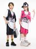 Ropa de Moda Infantil Hip-hop Ropa de Calle Hip-hop para Niños y Niñas Chaleco Traje de Tres Piezas Marca de Moda Hip Hop Infantil traje