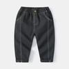 Pantalones casuales para niños al por mayor 2024 nuevos pantalones de primavera y otoño para niños pantalones de bebé ropa para niños marea una generación de cabello