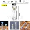 Botella de Perfume Spot 30ml 15 Bayoneta Vidrio Sub-Botella Marrón Cilíndrica Cuadrada Plana Portátil Botella con Atomizador Fábrica