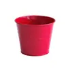 Cubo Metálico Mediano, Maceta de Lata Colorida, Cubo de Almacenamiento para Decoración de Escritorio en Casa, Maceta Creativa para Plantas Verdes y Suculentas