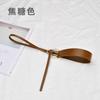 En stock Cinturón de Cuero con Nudo Moda para Mujer Decorativo Vestido Abrigo Cinturón para Mujer Abrigo Combinable Cubre Cintura para Mujer
