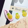 Decorações Populares Realistas Coloridas para Nail Art de Frutas Versáteis Acessórios de Verão Frutados Gelo-Transparente Enfeites de Resina