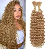 Peluca de Trenzas de Cabello Trenzado Europeo y Americano Onda Profunda Trenzado de Cabello Onda Profunda