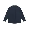 Roupas Vintage Yidao 2026 Outono Nova Camisa Retro Chinesa com Gola Alta Estilo Old Money Masculino Camisa Casual Solta