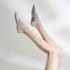 Calcetines de Yoga Finos de Cuatro Estaciones con Dedos Separados para Mujer, Antideslizantes, que no se caen, para Entrenamiento Indoor de Pilates, Calcetines Deportivos Profesionales de Fitness para Mujer
