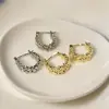 Pendientes de Tachuela de Plata Versátiles y de Nicho con Diseño Coreano de Moda para Mujer con un Toque de Alta Gama, Pendientes Populares de Estilo Minimalista