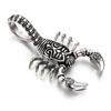 Joyería Europea y Americana Acero Inoxidable Señor de los Anillos Joyería de Princesa Elfa Dominante Exagerada Alternativa Acero Titanio Colgante Escorpión para Hombres y Mujeres