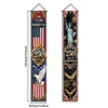 Cortina de Porta de Bandeira Pendurada de Casal para o Dia da Independência Americano de 250º Aniversário 1776-2026 Modelo Novo Transfronteiriço
