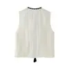 Comércio Exterior Atacado Verão Novo Estilo Europeu e Americano Colete Bordado com Ornamentos de Suzhou 1971150 Shorts Casuais 1971050
