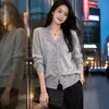 Novedad Otoño 2026 Top para Mujer Estilo Retro Francés Temperamento Ajuste Delgado Favorecedor Diseño Chic Tejido para Mujer
