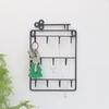 Colgador de Llaves de Entrada de Hierro Forjado para Pared, Creativo, Sin Perforaciones, Puerta, Nórdico, ins, Almacenamiento de Pared, Estante Decorativo para Puerta