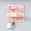 Tablero de Agujeros de Plástico sin Perforaciones Estante de Almacenamiento de Pared para Dormitorio Estudiante Colgante de Pared Tablero de Almacenamiento de Agujeros de Pared Estante de Almacenamiento