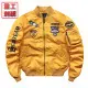 Transmisión en Vivo de Buenos Productos Chaqueta Piloto Ma1 de la Fuerza Aérea Bordada de Aviones Uniforme de Béisbol Chaqueta de Talla Grande Chaqueta de Trabajo
