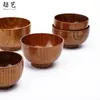 Venta al por mayor de fábrica Creativo Ecológico Tazón de Madera de Ziziphus Jujuba Restaurante Chino Anti-quemaduras Madera Tazón Grande para Sopa Hogar Tazón de Arroz para Niños
