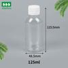 Venta al por mayor, 120/150/180/200 ml, botella de líquido oral PET, botella de jarabe con escala oscura marrón, botella de poliéster medicinal