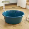 Lavabo de plástico, Lavabo grande profundo para ropa, Tina extragrande para pediluvio, Lavabo para bebé engrosado y alto