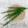 Fabricante de Vegetación Verde de Eucalipto de 5 Ramas para Bodas Flores de Plástico Flores Artificiales Materiales para Arreglos Florales de Salón de Bodas Flores Artificiales al por Mayor