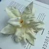 Flores de Lírio de Tecido Artificial Lírios 3D Decoração de Casamento Flores de Pulso Feitas à Mão Acessório de Cabelo Flor para Roupas Caixa de Presente