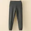 Pantalones Escolares de Algodón Grueso Mágicos para Niños de Otoño e Invierno, Suaves y Amigables con la Piel con Líneas Decorativas Laterales, Pantalones Térmicos de Doble Capa para Niñas