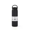 Taza Recta Simple Estilo Japonés de Acero Inoxidable 304 de Doble Pared con Aislamiento al Vacío Botella de Agua para Deportes al Aire Libre con Asa Regalo