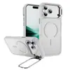 Adecuado para funda de iPhone 17, Lujo Ligero, Tacto de Piel de Gama Alta, Soporte Magnético Invisible para Lente, Personalización de Funda para iPhone