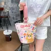 Venta al por mayor del fabricante Bolso de mano artístico de moda Bolso de lona Bolso tipo cubo de gran capacidad para mujer 2026 Nuevo Bolso para almuerzo de trabajo