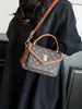 Bolso de Mano Vintage de Lujo Ligero Bolso Cuadrado Pequeño para Mujer 2026 Nuevo Primavera/Verano Bolso de Hombro Cruzado con Estampado Retro de Alta Gama