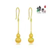 Tienda de Oro Mismo Estilo Pendientes de Borla Calabaza Chapados en Oro Joyería de Boda Imitación Oro Pendientes de Mujer Estilo Étnico Pendientes