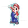 Novo jogo de desenho animado Mario balão de alumínio fundo de aniversário infantil decoração festa layout bola de papel alumínio atacado