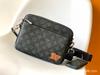 26 Años m L Bolso para Hombre, Bolso para Mujer, Bolso Cruzado de un Solo Hombro, Bolso para Cámara Tres en Uno, Bolso de Mano, Cuero Genuino, Versátil, Retro