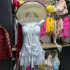 Estilo Puro Desejo Seios Pequenos Reunião Sexy Xadrez Suspensório Estilo Saia Peça Única Cobrindo a Carne e Emagrecendo Fada Roupa de Banho para Resort de Águas Termais