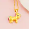 Collar de Carrusel con Borla de Moneda de Cobre Hielo Triturado Estilo Nuevo para Mujer, Cadena para Clavícula de Caballo Moneda de Cobre Oro Arena Vietnamita, Joyería Vintage del Año del Caballo