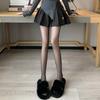 Meias de seda rede fina popular sexy preto cor da pele meias invisíveis primavera e verão meias abacaxi meia-calça corte livre senhoras