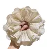 Diadema Elástica para el Cabello Moda Coreana Dongdaemun para Mujeres Tacto de Alta Gama Súper Grande Elástico Versátil Duradero Cuerda para el Cabello Goma Elástica