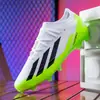 Tênis de Futebol Novos Transfronteiriços de Cano Alto Messi para Jovens e Adultos Tênis de Treino Espinhos Longos Sapatos Esportivos Antiderrapantes Atacado