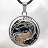Direto da fábrica moda personalidade pedra natural redondo dragão pingente nicho