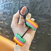 Chaveiro Pingente de Barra de Fitness Transfronteiriço para Casais, Chaveiro de Carro e Bolsa, Acessório Esportivo, Atacado de Comércio Exterior