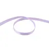 Cinta de poliéster lisa de color sólido de 1 cm para flores, decoración de pasteles, material para moños, empaque de cajas de regalo, material para manualidades al por mayor