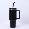 Termo de doble capa de acero inoxidable para coche, vaso de hielo de 40 oz con asa, ideal como regalo de Amazon.