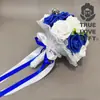 Suministros para Bodas Europeos y Americanos Ramo de Novia para Bodas al por Mayor Ramo Artificial Coreano Ramo de Boda de Espuma de Poliestireno