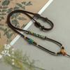 Cordón de collar para el cuello tejido a mano para hombres y mujeres, cuerda para colgante con hebilla de seguridad, cuerda para colgante, cuerda de carga alta, ajustable