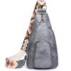 Bolso bandolera retro de PU europeo y americano para mujer 2023, bolso bandolera cruzado de estilo informal, sencillo y combinable con todo.
