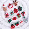 Comercio exterior Decoraciones navideñas Árbol de Navidad Muñeco de nieve Calcetines Fieltro de lana Dibujos animados Adornos Accesorios navideños Colgante