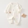 Ropa para Bebé Recién Nacido Ropa para Bebé Recién Nacido de Algodón Puro sin Costuras Hattie Ropa para Gatear Primavera y Otoño Ropa de Monje para Bebé Otoño Ropa de Mariposa para Bebé