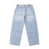 Ropa de Hombre Beijie Verano 2026 Nuevos Jeans Lavados Azul Claro Corte Recto Holgado Retro Casual para Hombre