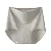 Pantaletas de algodón puro jacquard de cintura alta para tallas grandes, ajustadas a la cadera, longitud extendida, sin costuras, cómodas, con entrepierna antibacteriana para mujer