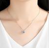 Gota de água em forma de pêra colar pingente de jóias europeu e americano moda feminina nicho design de luxo high-end temperamento pingente atacado